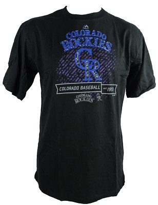 Colorado Rockies MLB Majestic Men's Graphic T-Shirt