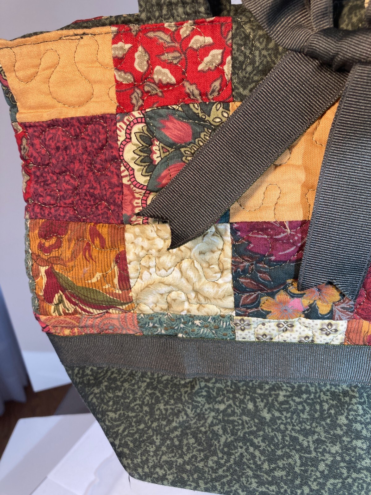 Donna Sharp Quilted Patchwork Multi-colored Purse… - image 3