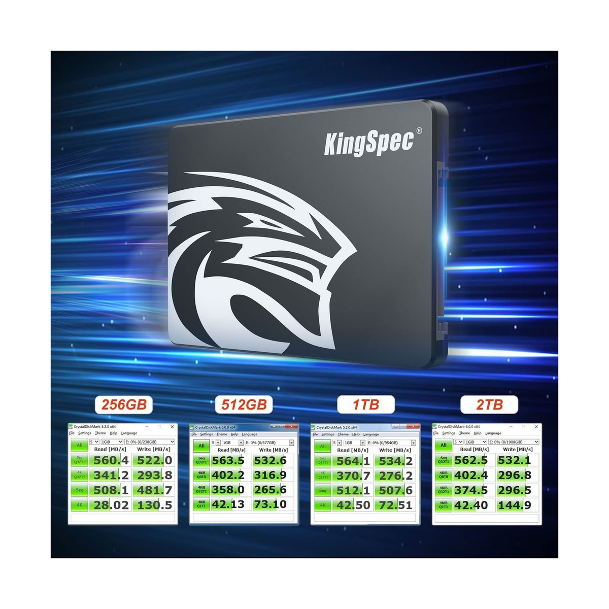 KingSpec 1TB SATA III SSD 6Gb/s, 2.5