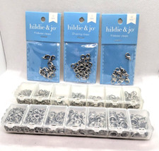 Jewelry Supplies Bundle 2 Jump Rings Containers 2 Lobster Clasps 1 Spring Clasps