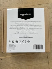 Amazon Basics 5-Pack RJ45 Cat 6 Ethernet Patch Cable, 10Gpbs High-Speed Cable