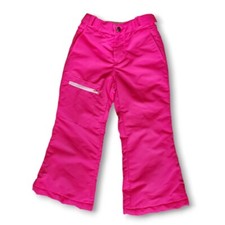 Swiss Tech Pink Snow Pants Girls Size XS 4-5 Insulated Winter Ski Gear Youth