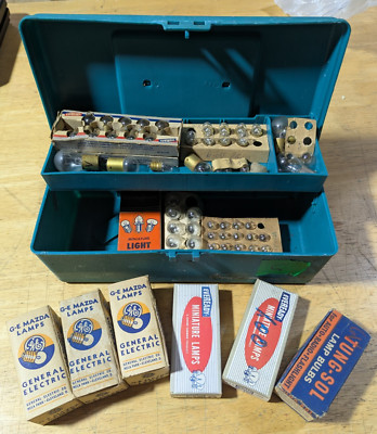 Mini Light Bulbs Vintage Miscellaneous GE Mazda Lamps Eveready TungSol NOS