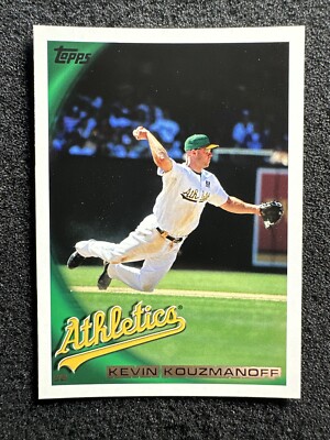KEVIN KOUZMANOFF #544 2010 Topps Baseball QTY Oakland Athletics