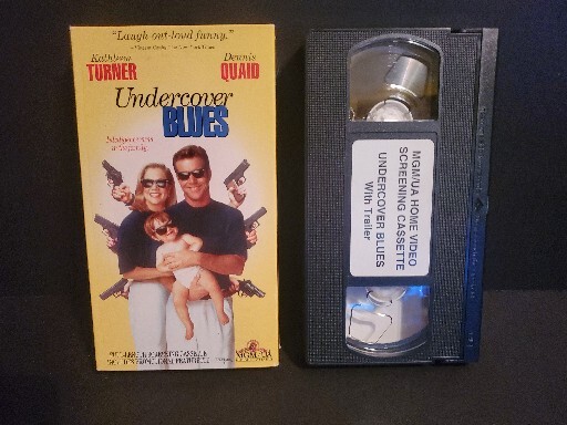 Undercover Blues (VHS, 1993) SCREENER Kathleen Turner, Dennis