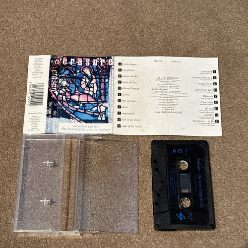 Erasure - Two Album Cassette the Innocents & The Two Ring Circus Rare!!!
