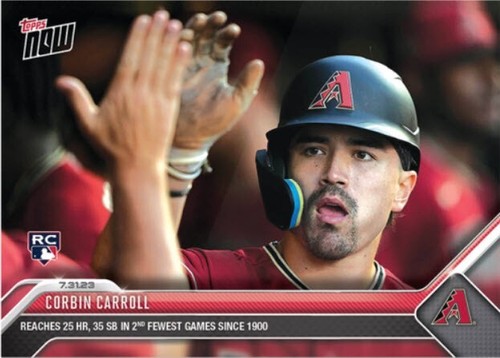 2023 Topps Now 638 Corbin Carroll