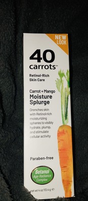 40 carrots retinol rich skin care moisture splurge