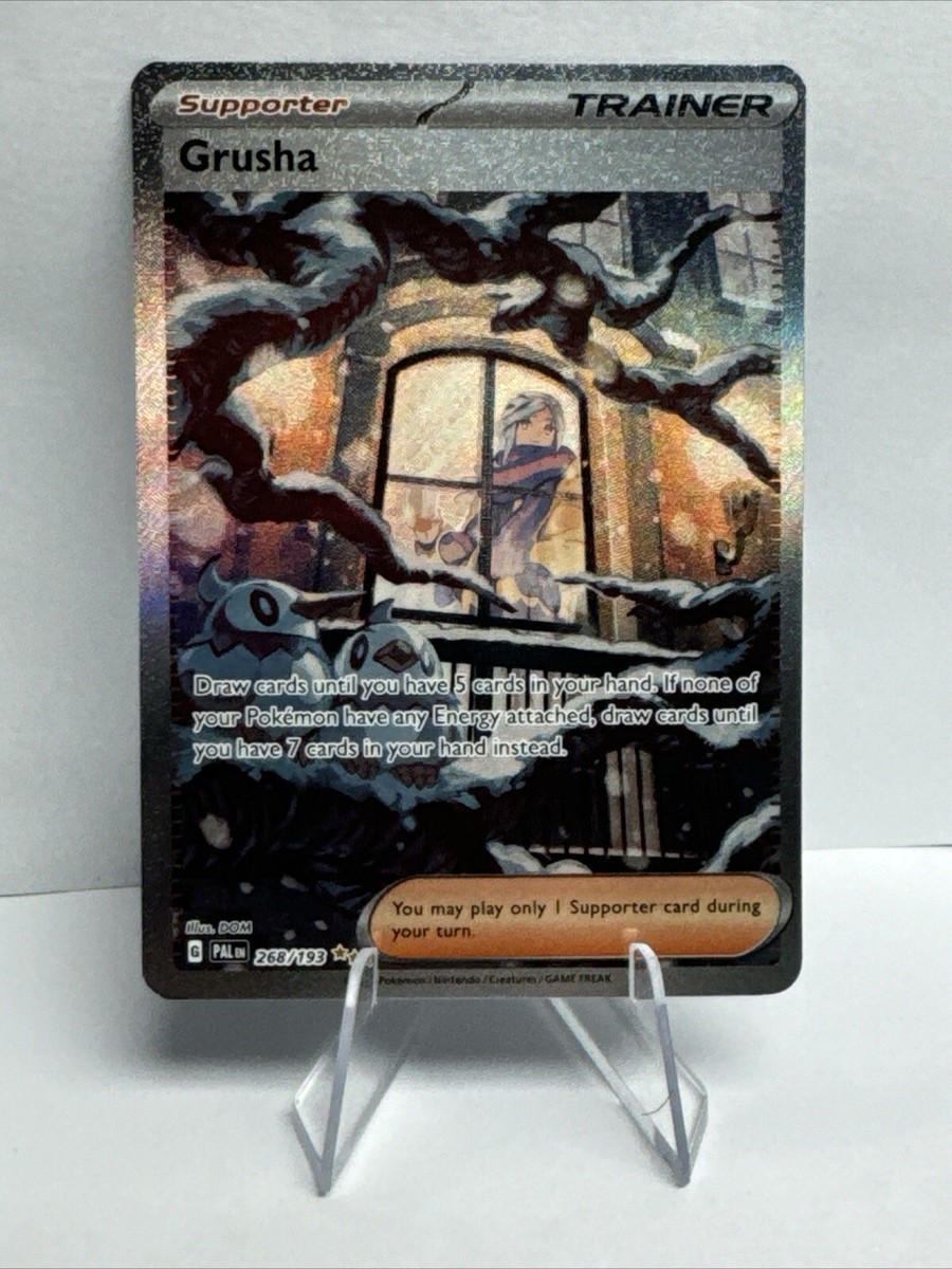 Pokemon Grusha TCG Card 268/193 Special Illustration Rare Paldea Evolved