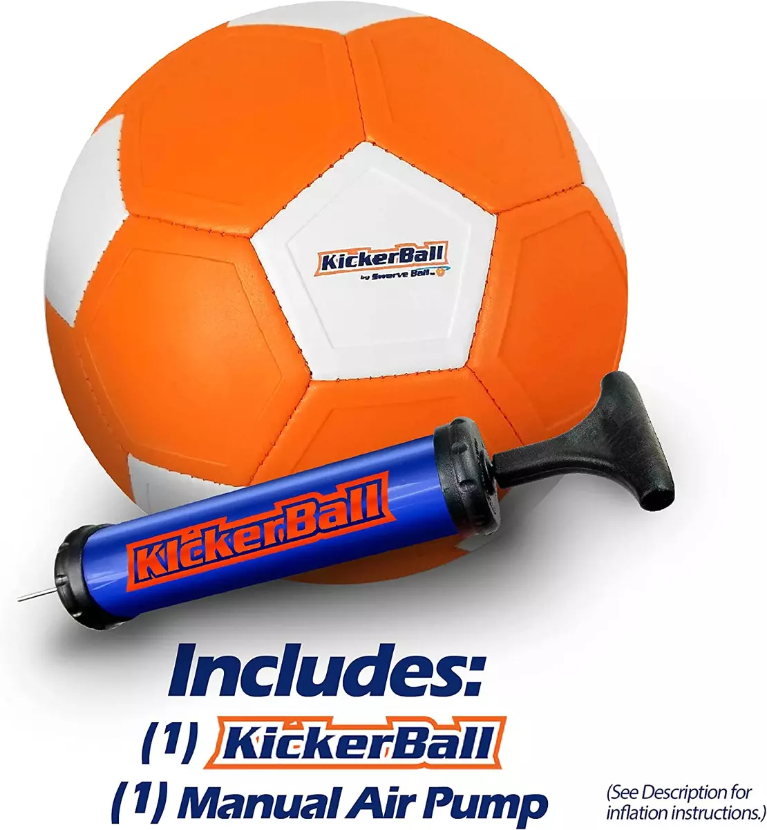 Kickerball Curve and Swerve Soccer Ball Football Toy Kick Size