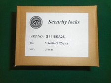 Cerradura de seguridad 5 llaves redondas 1 SERIE 25 piezas