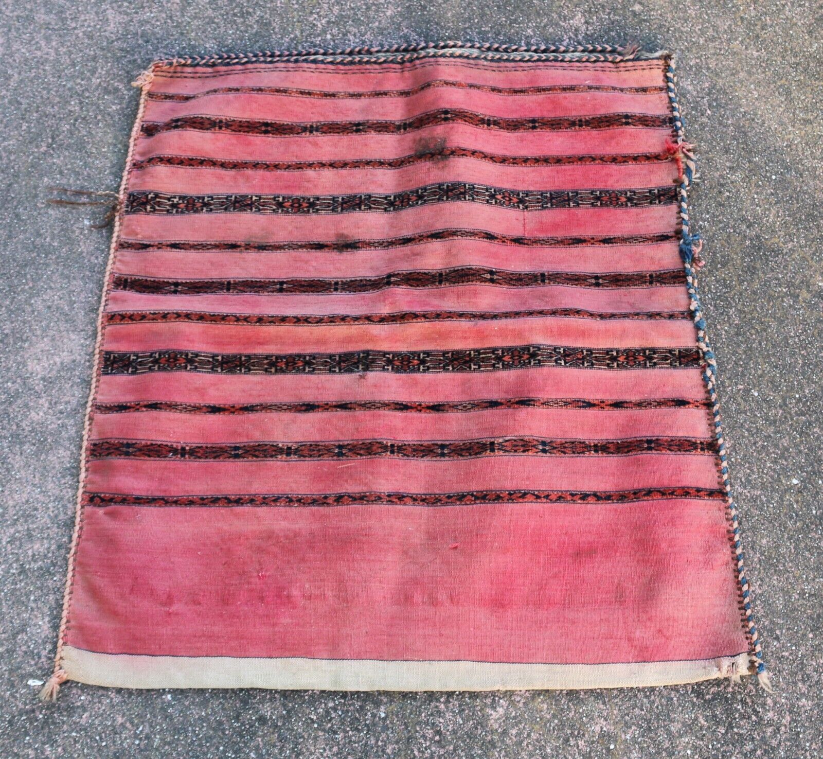 Antique Ethnographic Ersari or Tekke Turkoman Tent Bag 2'10"h x 2'8"w circa 1900