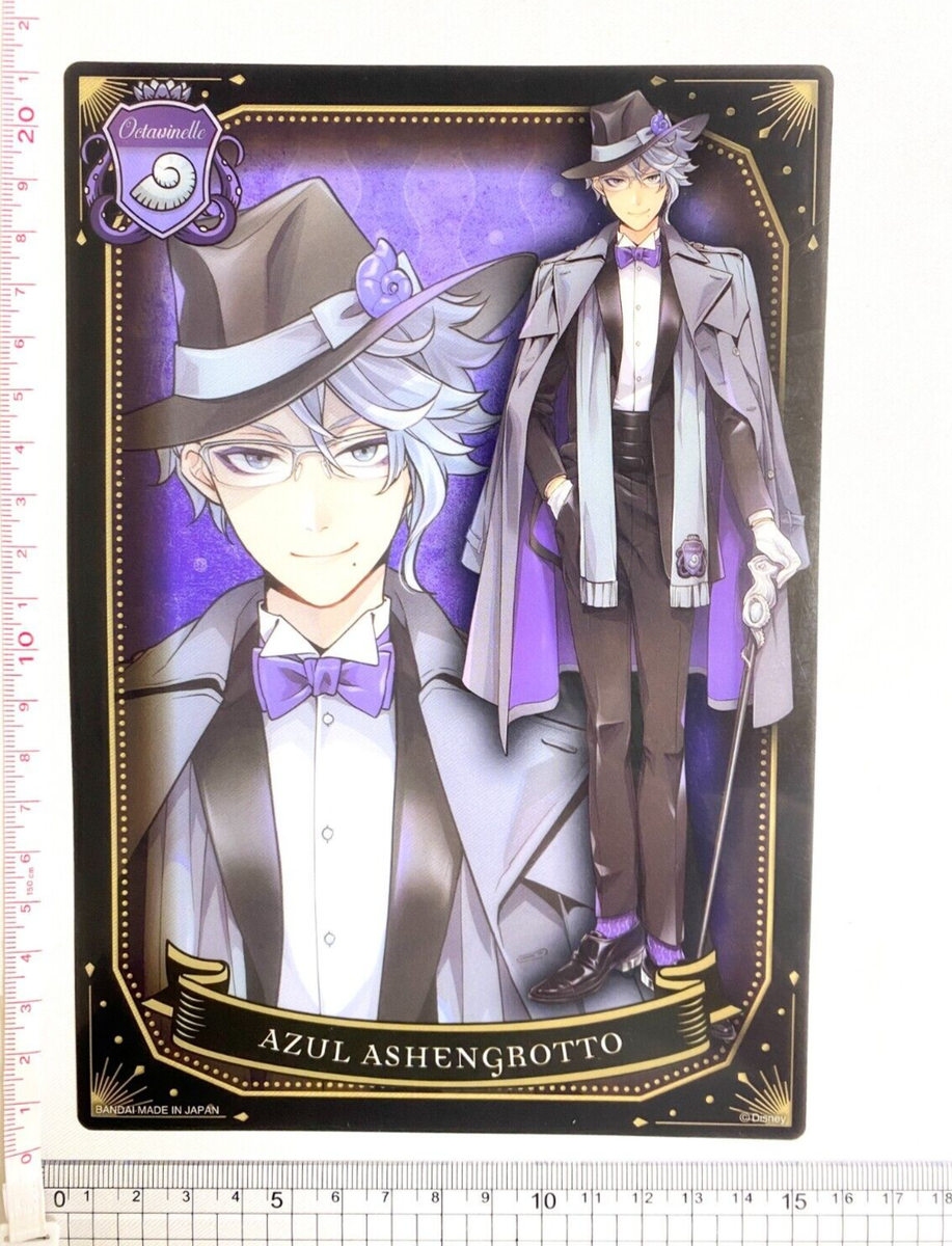 Azul Ashengrotto Disney Twisted Wonderland Clear Card TCG Bandai