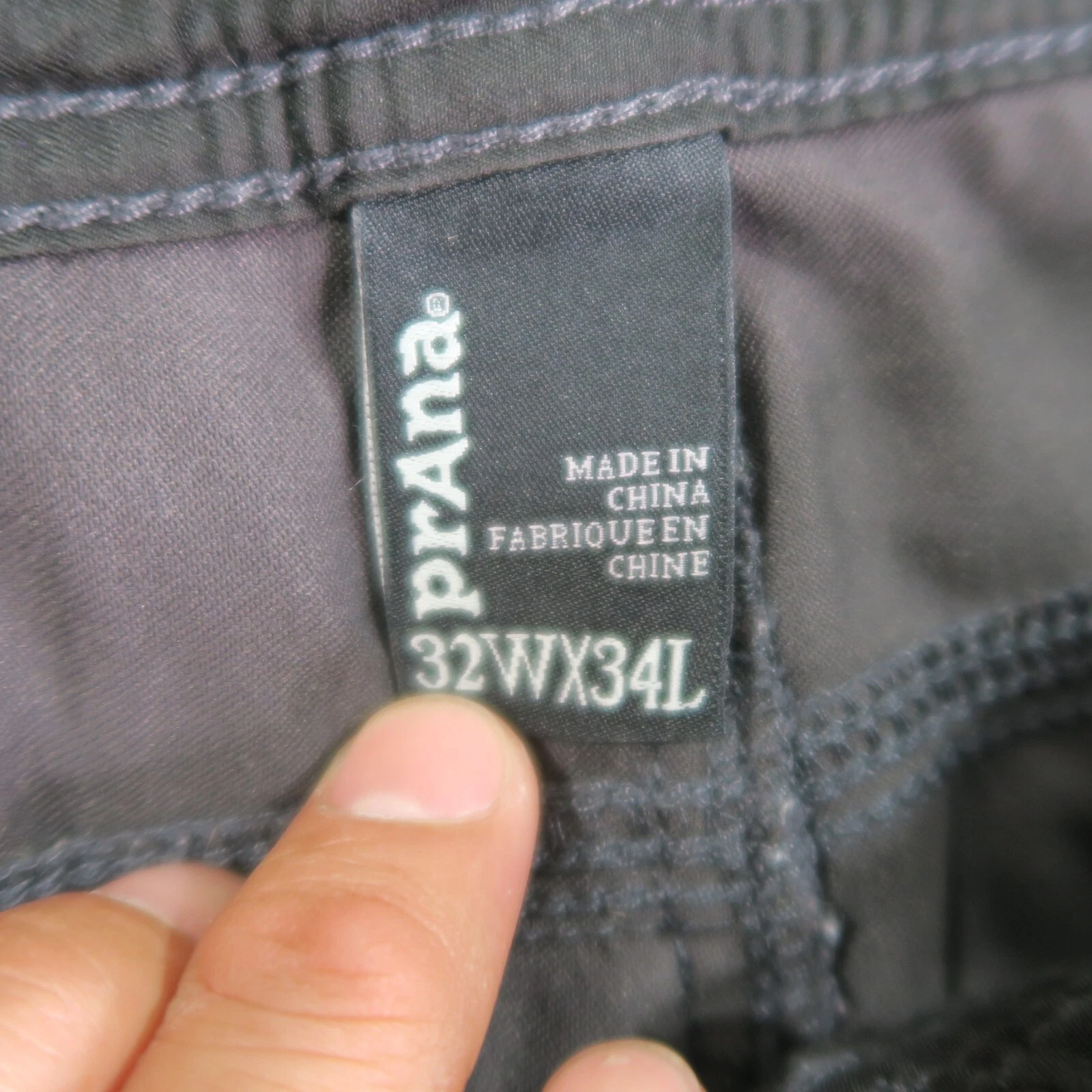 prana zion ii belted chino hiking outdoor nylon casual pants