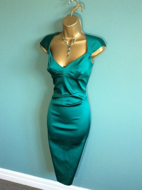 karen millen teal dress