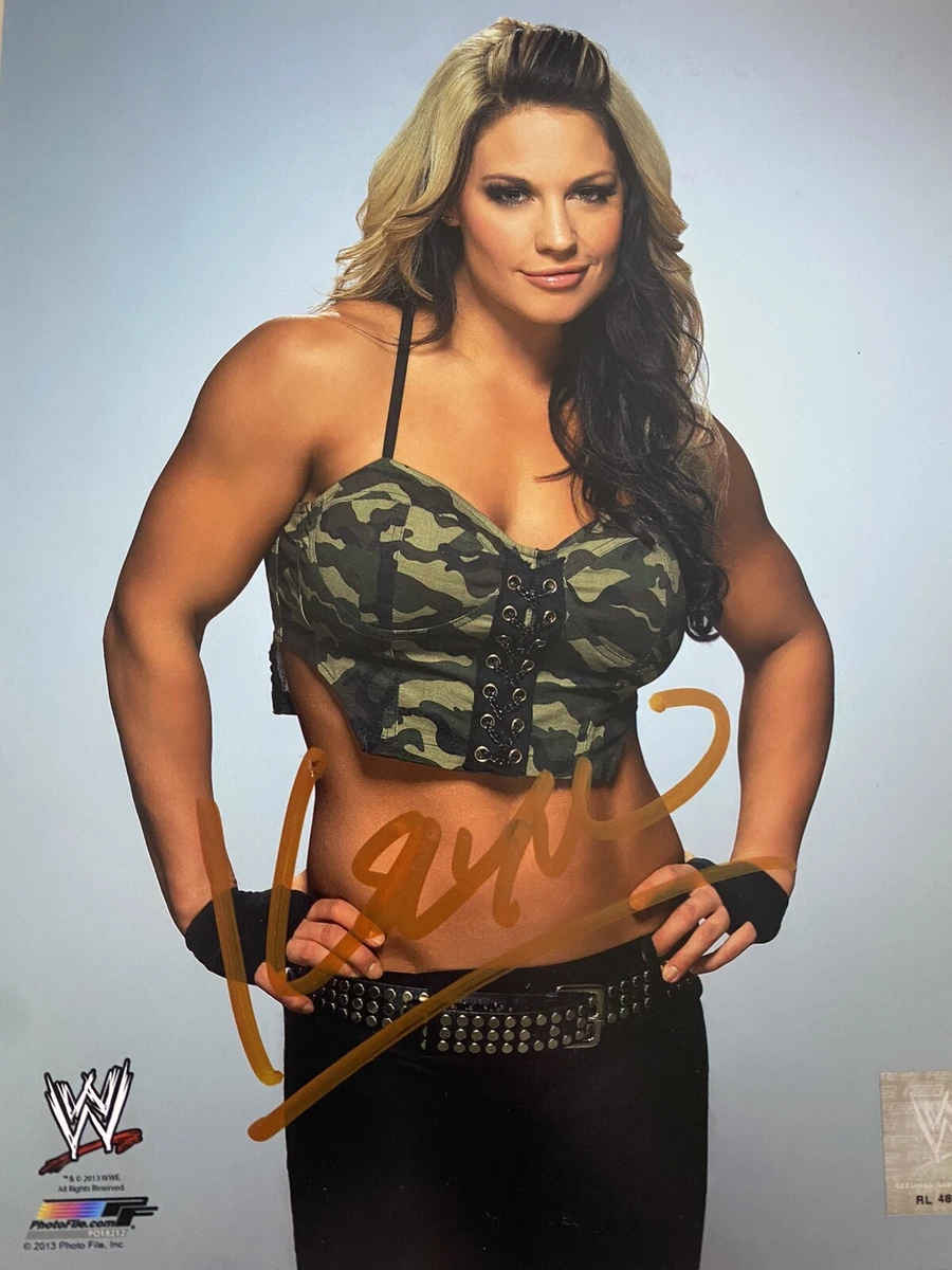 Kaitlyn WWE Signed 8x10 Photofile Photo | eBay