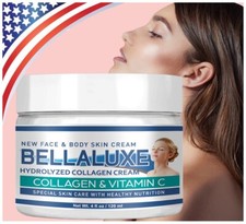 Vitamin C Brightening Anti-aging Collagen Hydrating Serum Hialuronic Cream 4oz