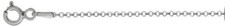 040-3MM Cable Chain .925 Solid Sterling Silver made in Italy