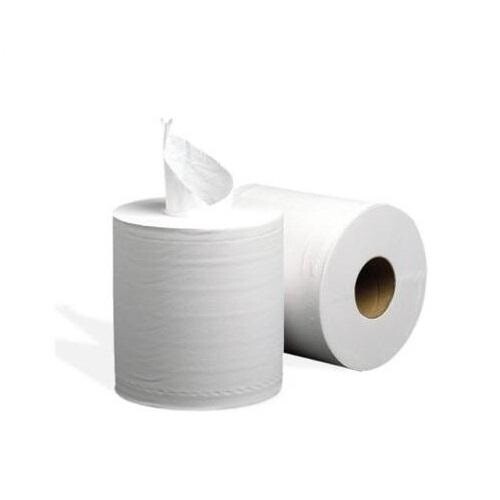 Bobina Secamanos Blanco Liso - 6 bobinas (Doble Capa, 21,2 cm ancho y 100