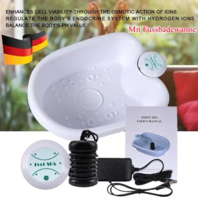 NISORPA Elektrolyse Fußbad Wellness Spa Fußbad Maschine ionic Detox Spa Fussbadewann