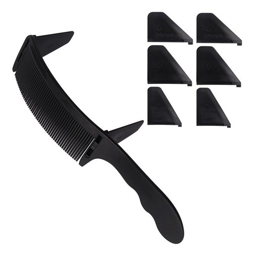 Flattopper Kamm Für Haarschnitte – Professioneller Flat-Top-Führungskamm Aus ABS, Für Präzise Gerade Schnitte