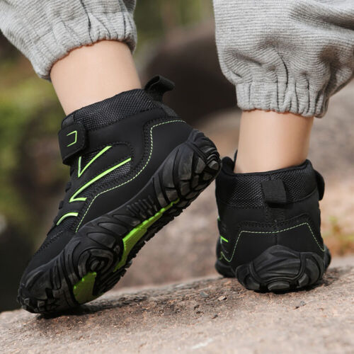 Bottes de randonnée pour enfants, bottines confortables antidérapantes pour garç - Picture 6 of 9