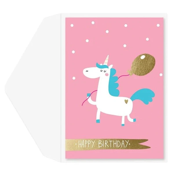 Unicorns Birthday Greeting Cards & Invitations