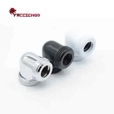 FEEEZEMOD 2/5pcs OD12mm Hard Tube 90 Degree Double Side Pc Water Cooler Fitting