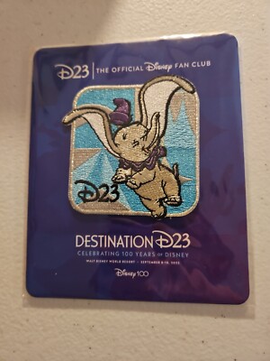 2023 Disney Destination D D23 Event Exclusive Dumbo The Flying Elephant Patch