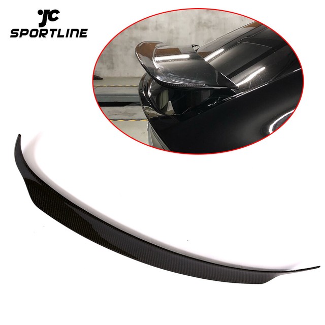 Fit For Tesla Model X 16 18 Carbon Fiber Rear Trunk Boot Spoiler Wing Factory