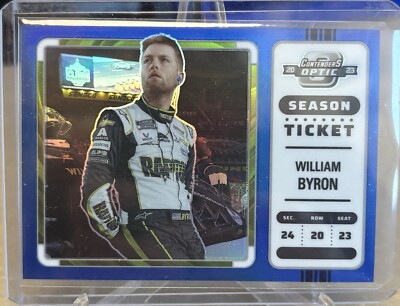2023 Panini Chronicles - Contenders Optic Blue Prizm #8 William Byron /199 B1R3