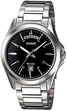 Casio MTP1370D-1A1 Men's Classic Day and Date Steel Watch