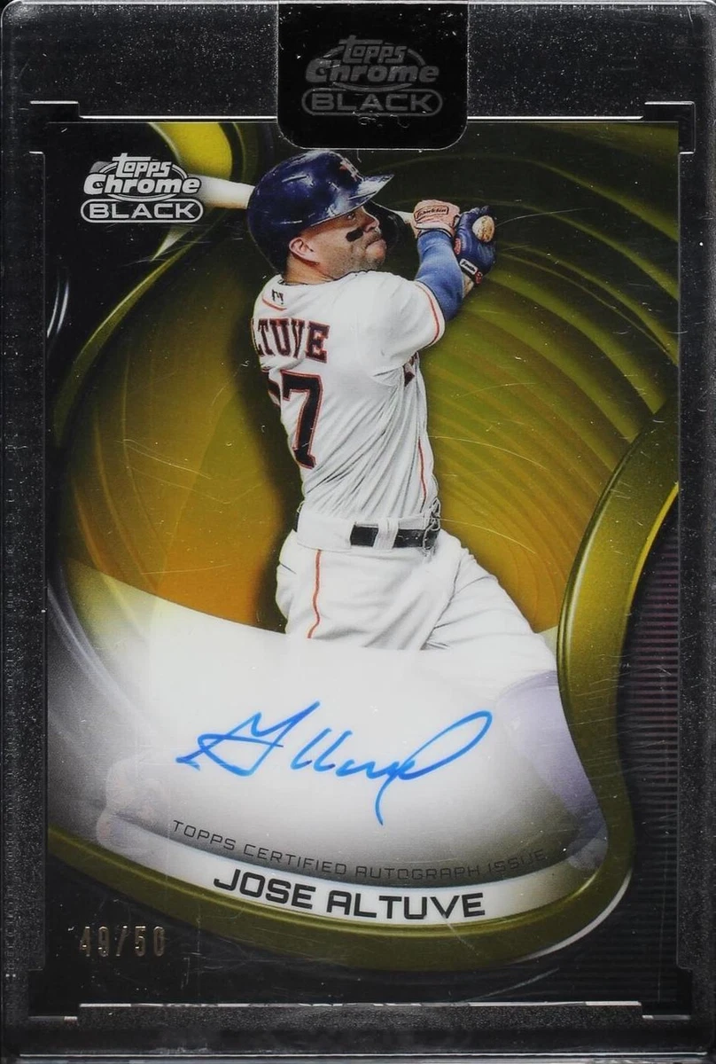 2022 Topps Chrome Black - Jose Altuve #CBA-JAL for sale | eBay