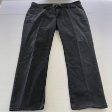 Kenneth Cole Reaction Faded Black Gray Jeans Straight Leg Men  s 38x30 A890