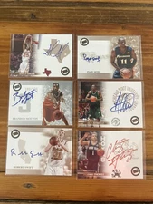 Press Pass Basketball Auto Lot - See Description For Details!