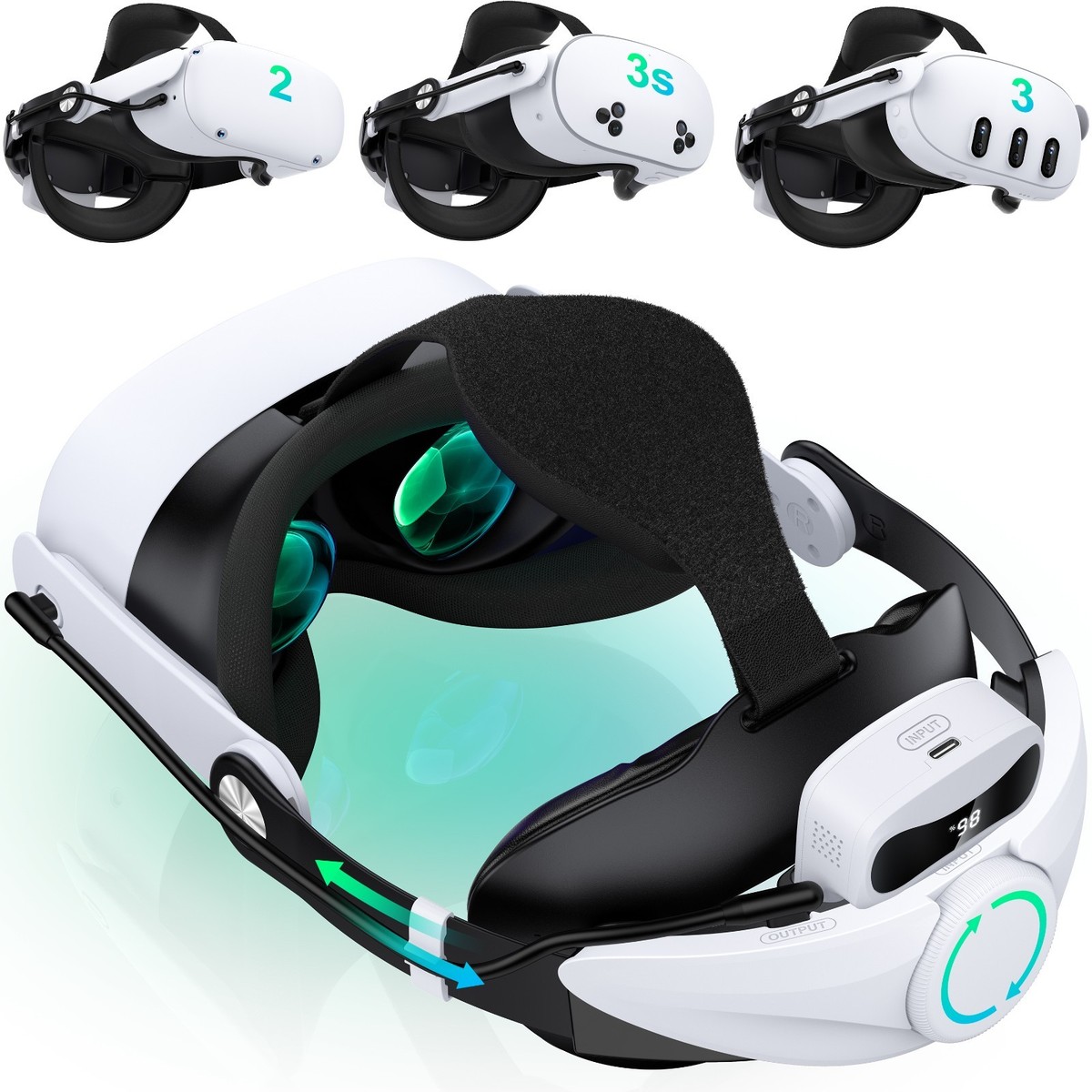 SUPERUS Head Strap For Eta Quest 2 VR - Elite Strap Replaceent With - View #12