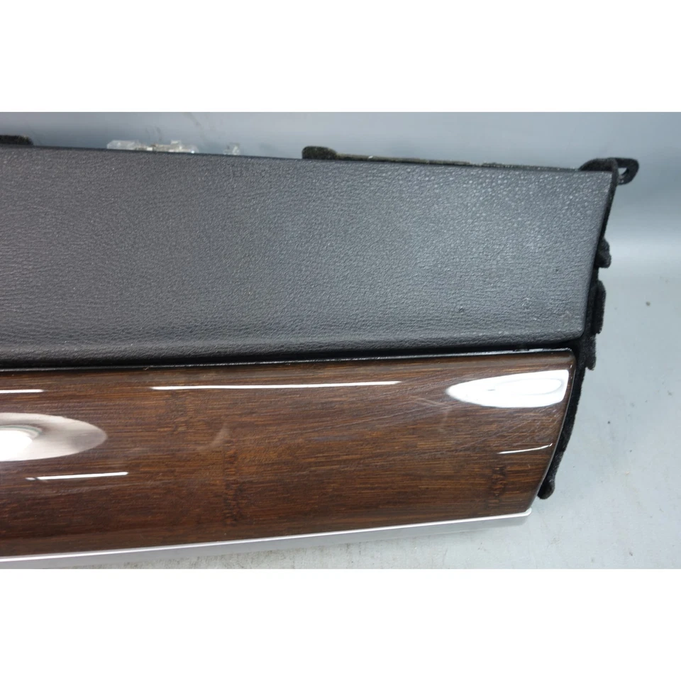 07-13 BMW E70 X5 E71 X6 Interior Guantera Conjunto Puerta Bambú Madera Negro Fabricante de Equipo Original Foto 2 de 4
