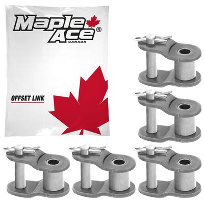 25H Offset Half Link for Heavy Duty Roller Chain Single Strand (Qty 5)