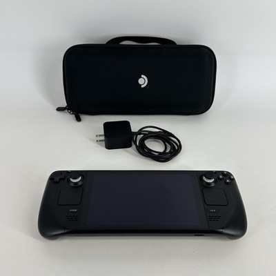 Valve Steam Deck Handheld Console Black 1TB w/ Case/Charger - Excellent