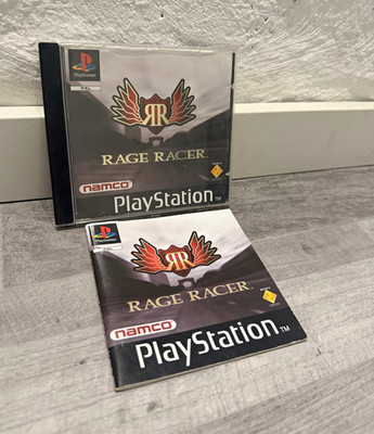 NAMCO Rage Racer   Sony PlayStation 1 PS1 PAL Rennspiel mit Handbuch