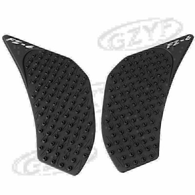 2x Motorcycle Tank Traction Side Pads Gas Grips Fits Yamaha FZ-6 2006-2010 Black
