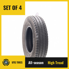Set Of 4 Used Lt 21585r16 Continental Vancontact As 115112q - 11-11.532