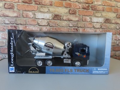 New-Ray Long Hauler Collection MAN 19.603 FLS Truck Mixer Maßstab 1:32 Modell