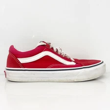 Vans Unisex Off The Wall 500714 Red Casual Shoes Sneakers Size M 4.5 W 6