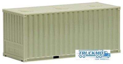 Herpa 20ft Bulkcontainer kieslegrau 490012