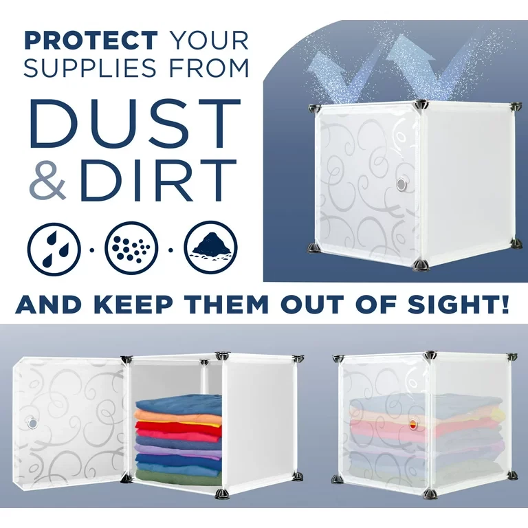 Caja de almacenamiento de zapatos 12 cubos apilable contenedor de zapatos botas organizador resistente XL Foto 3 de 4