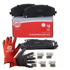 Bremsbeläge+Handschuhe vorne für FIAT FREEMONT; JEEP WRANGLER IV; LANCIA VOYAGER