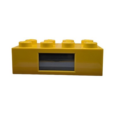 Lego gelber Stein Wecker 2010 getestet & funktionsfähig Sammlerstück batteriebetrieben