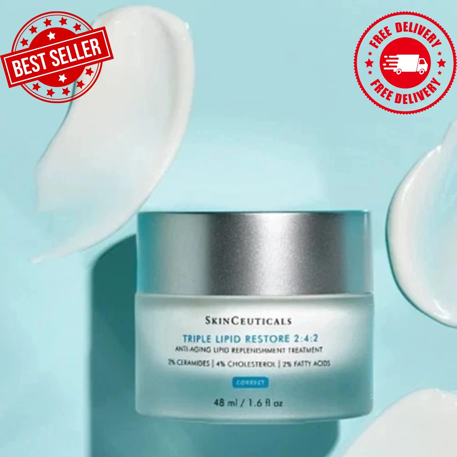 SkinCeuticals Triple Lipid Restore Face Cream 2:4:2, 48ml/1.6 oz
