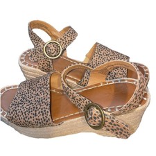 Universal Thread Mujer 7.5M Morgan Alpargata Plataforma Cuña Leopardo Sandalias